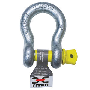 GALVANIZED ANCHOR SHACKLE 1/2&quot;