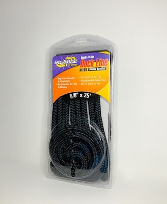 MARPAC DOUBLE BRAID DOCKLINE 5/8X25 BLACK