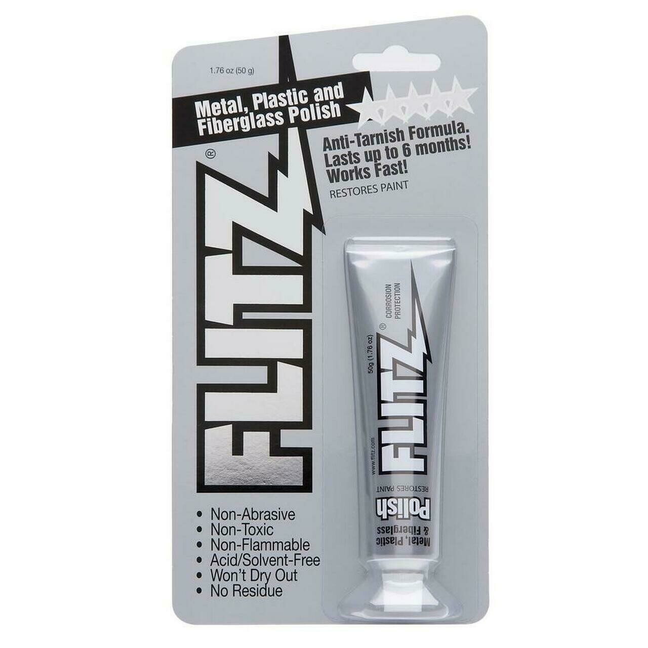FLITZ PASTE POLISH TUBE 1.76OZ