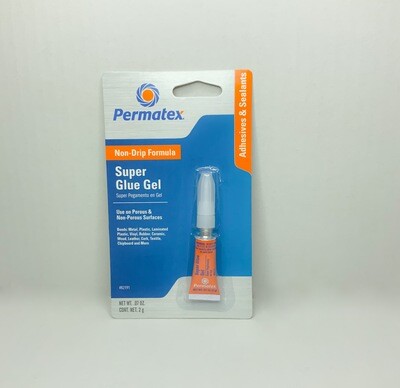 PERMATEX SUPER GLUE GEL, 2 GRAM