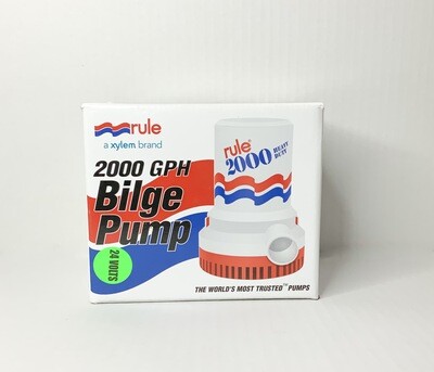 RULE 24V BILGE PUMP 2000GPH