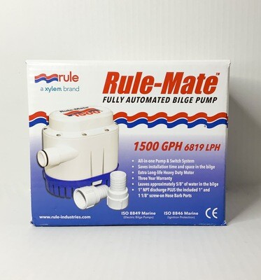 RULE MATE 12V 1500GPH