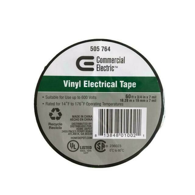 7 MIL VINYL ELECTRICAL TAPE - BLACK