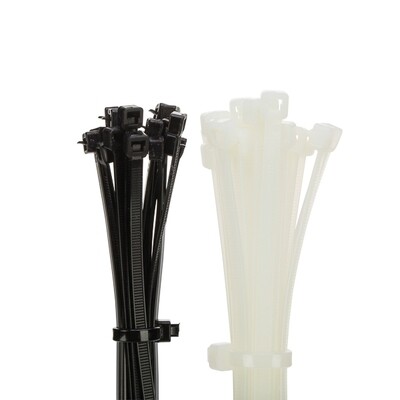 ZIP / CABLE TIE 8&quot;  - BLACK 