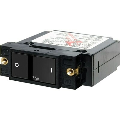 BLUE SEA SYSTEMS CIRCUIT BREAKER A1 FLAT ROCKER  2.5A (7399)