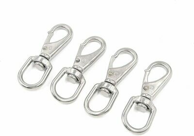 7/8'' STAINLESS STEEL SWIVEL EYE SNAP 