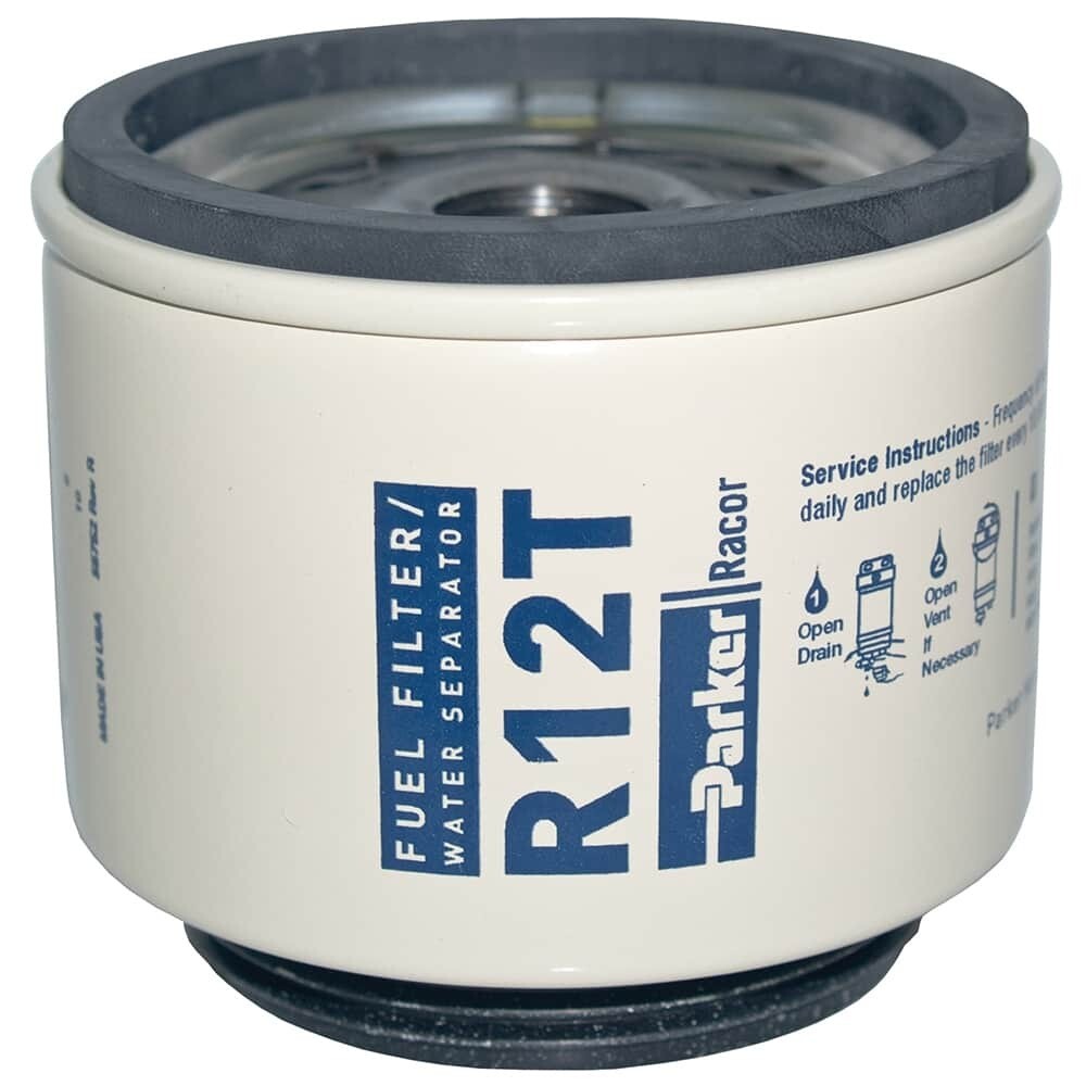 RACOR–R12T SPIN-NO FUEL FILTER  FOR SERIES 120, 10 MICRON 