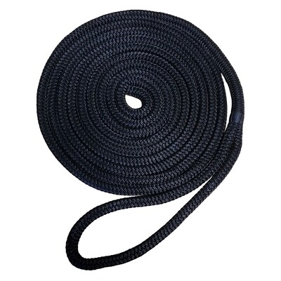 MARPAC DOUBLE BRAID DOCKLINE 1/2&#39;&#39;x25&#39;&#39;BLACK