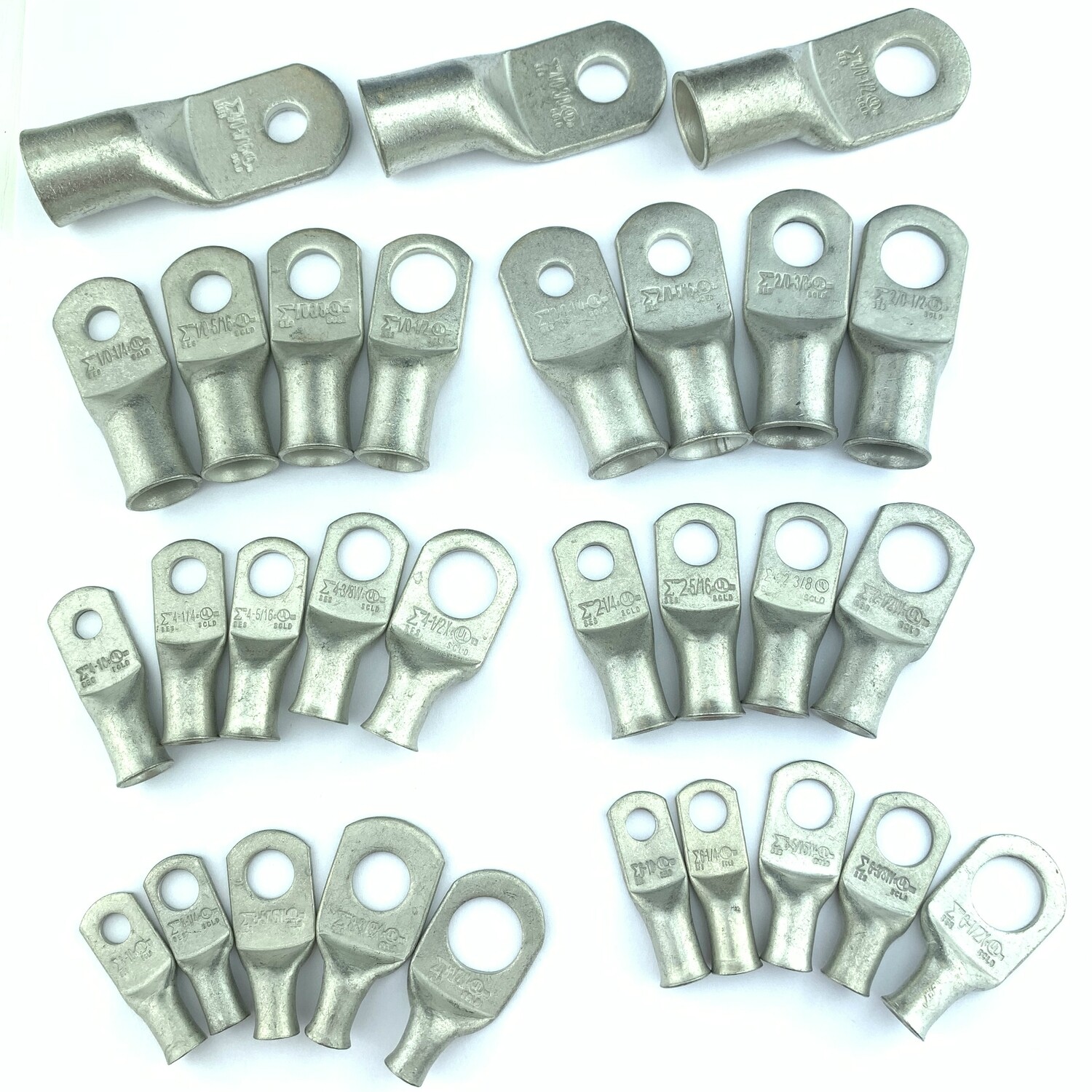 MARPAC TIN LUG 2GA - 3/8 STUD 5/BX