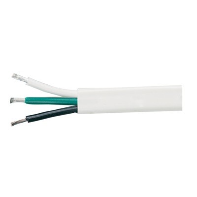 WHITE BOAT CABLE FLAT 100&#39; 16-3 *PF*