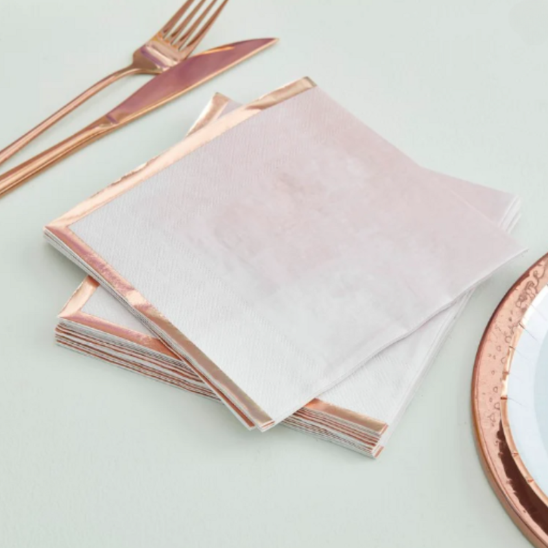Servíettur. Pink Glaze. 16 stk.