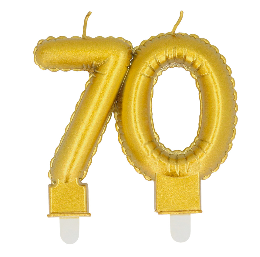 70 Blöðrulaga. Gull. 1 stk.
