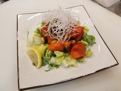 Spicy Salmon Sashimi