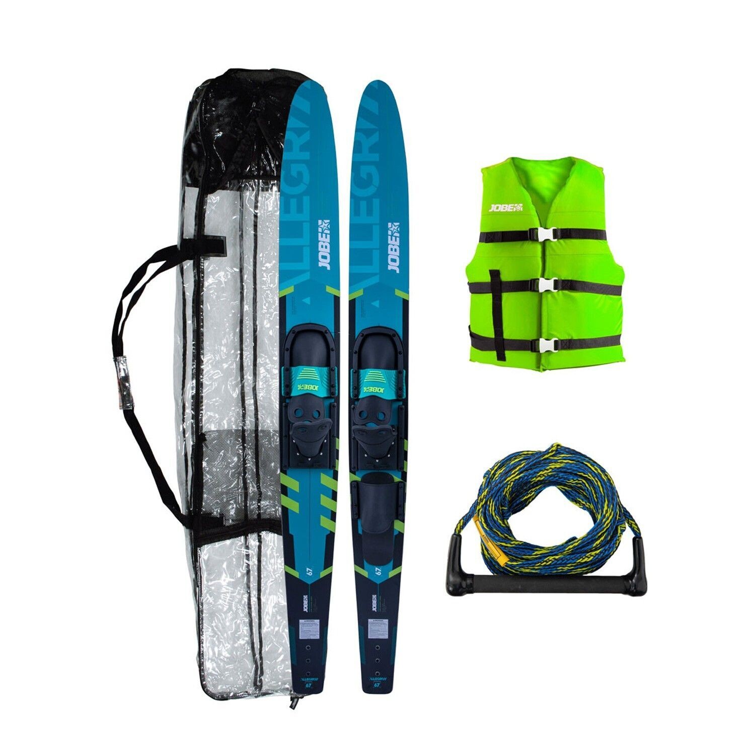 JOBE ALLEGRE 67" COMBO WASSERSKI PACK BLAUGRÜN