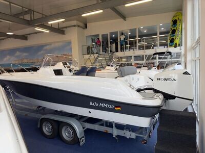 RaJo MM 730 open mit Honda 135 PS und Trailer RaJo MM 730 open mit Honda 135 PS und Trailer