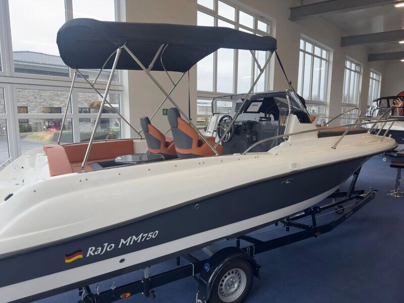 RaJo MM 750 sundeck mit Suzuki 150 PS und Trailer