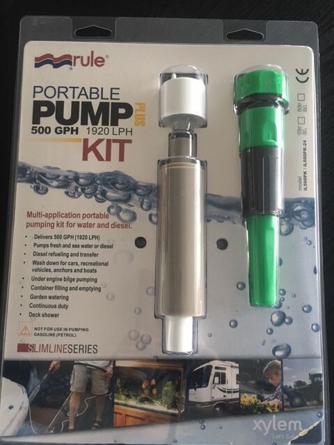 Rule tragbares Pumpset für Wasser und Diesel