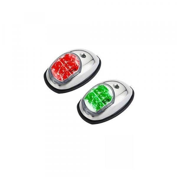 LED-Navigations-Seitenlichter Edelstahl