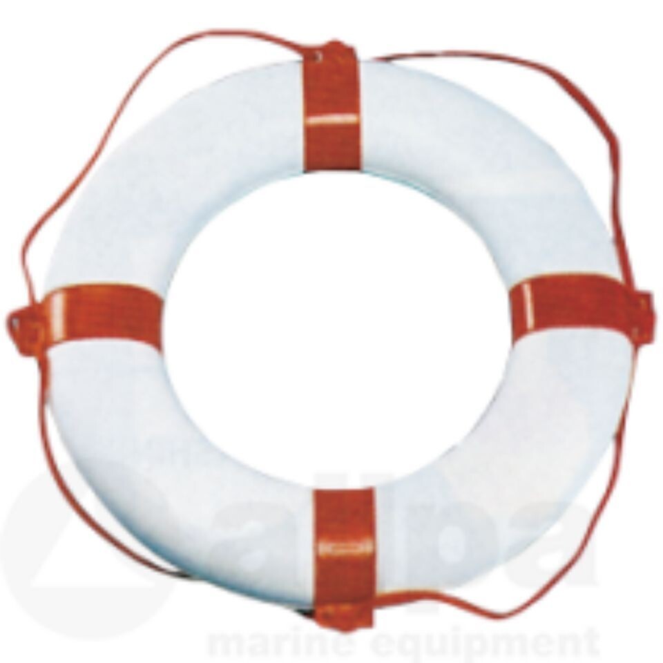 Rettungsring, 550x300mm, weiss / rot