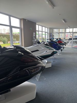 Yamaha WaveRunner Center 2026 Modelle in der großen Austellung bei RaJo Boote 