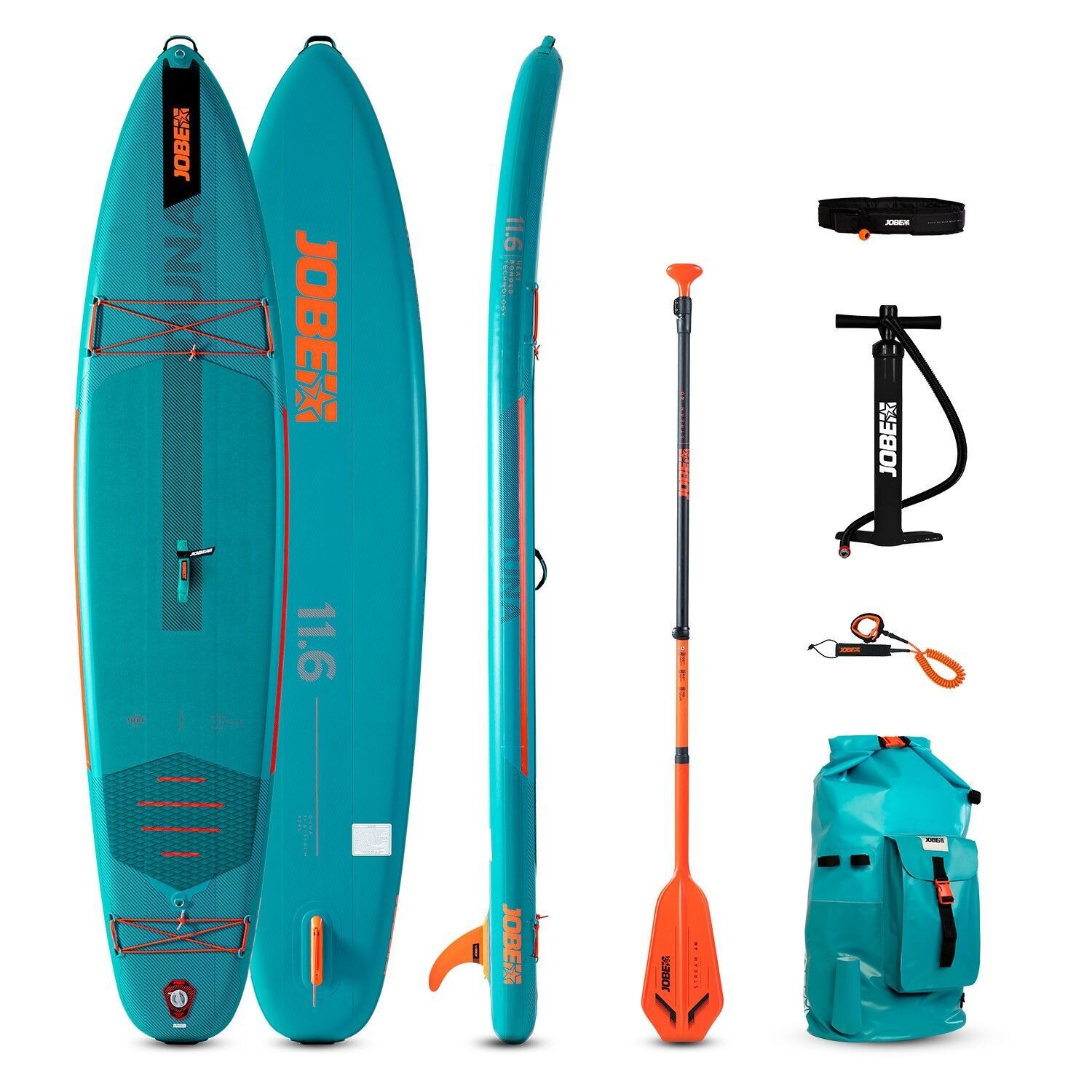 AUSSTELLUNGSSTÜCK JOBE DUNA 11.6 INFLATABLE PADDLE SUP BOARD PACKAGE TEAL