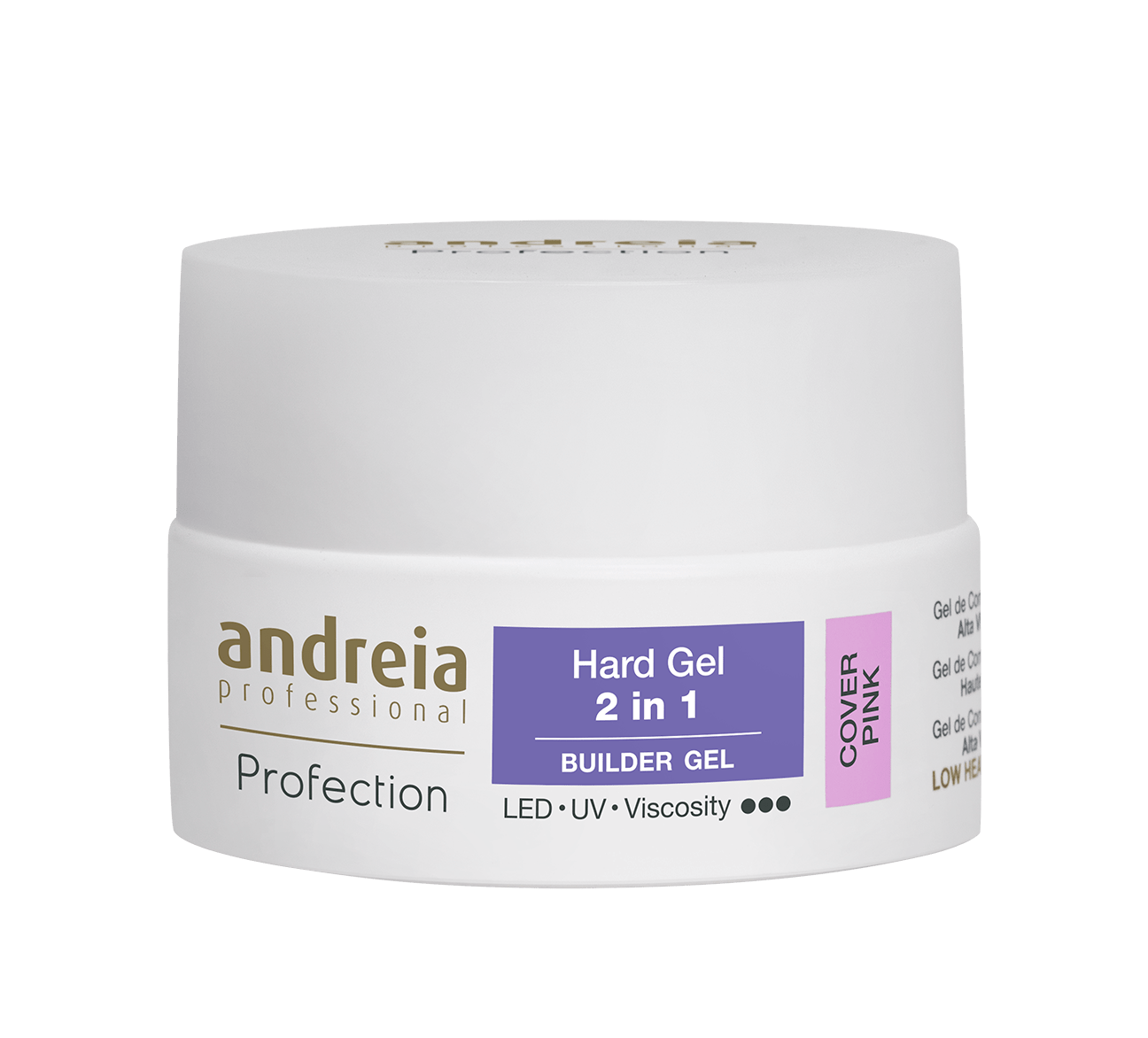 Andreia Professional Profection Hard Gel 2 en 1 Cover Pink 22g