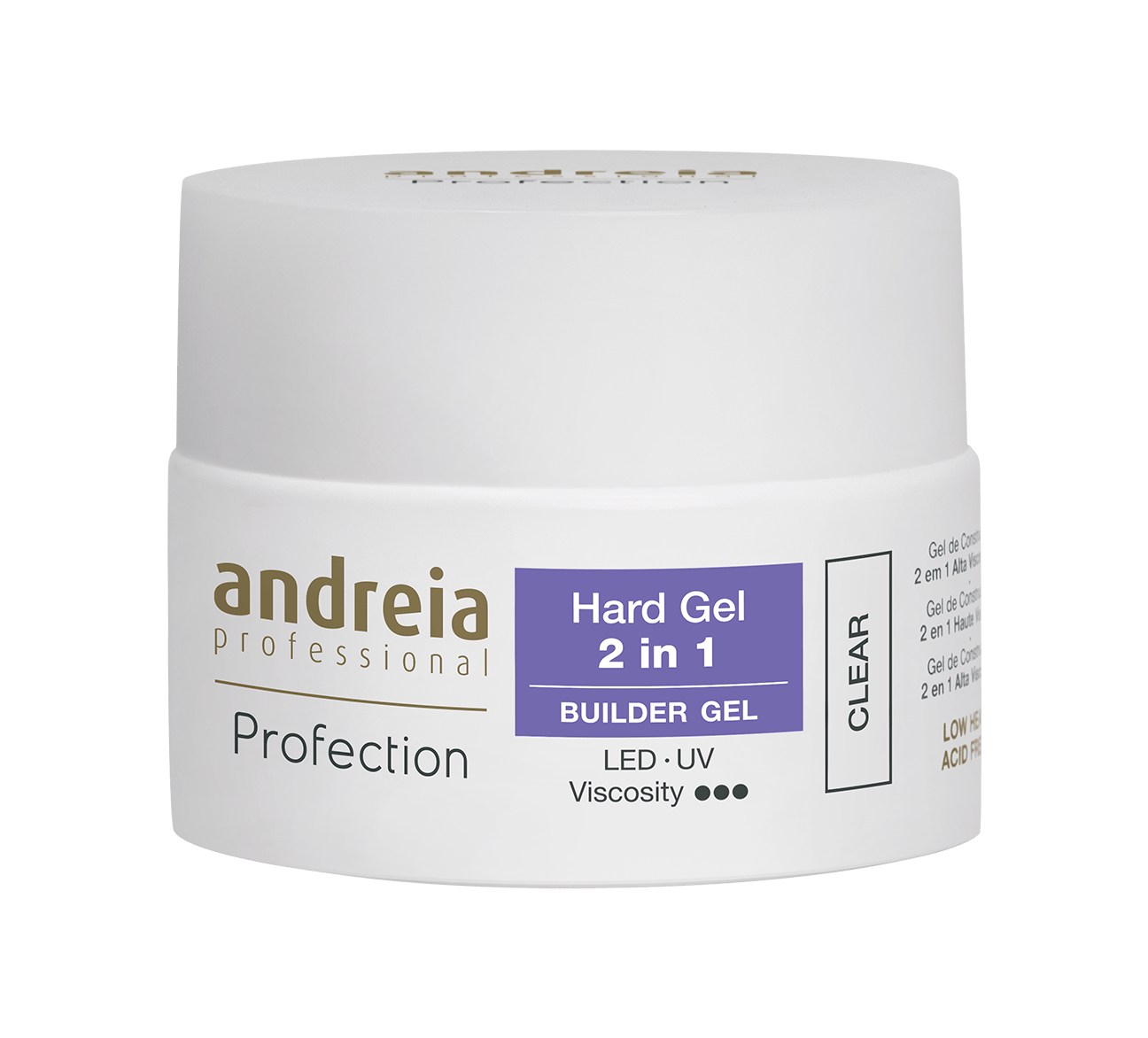 Andreia Professional Profection Hard Gel 2 en 1 Clear 44g