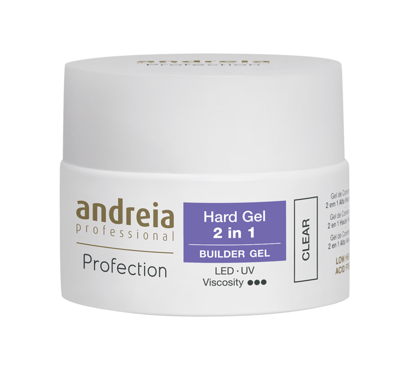 Andreia Professional Profection Hard Gel 2 en 1 Clear 44g