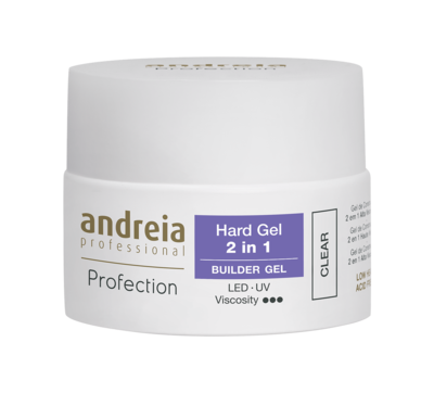 Andreia Professional Profection Hard Gel 2 en 1 Clear 44g