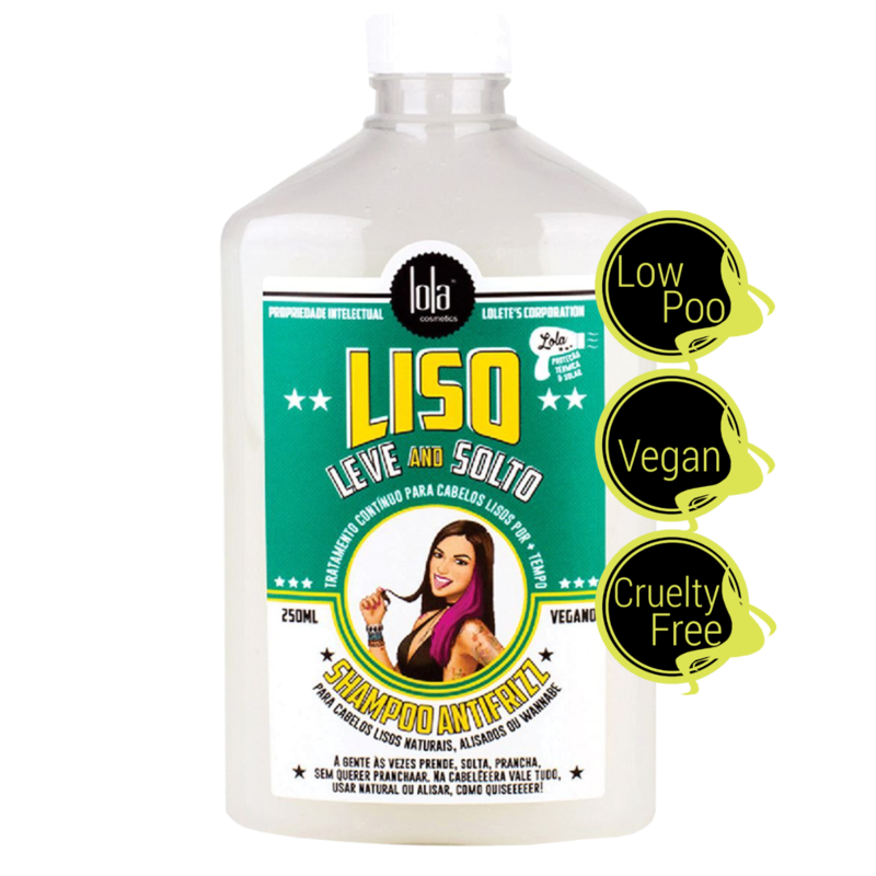 Lola Cosmetics Liso Leve and Solto Champú Anti-Frizz 250ml