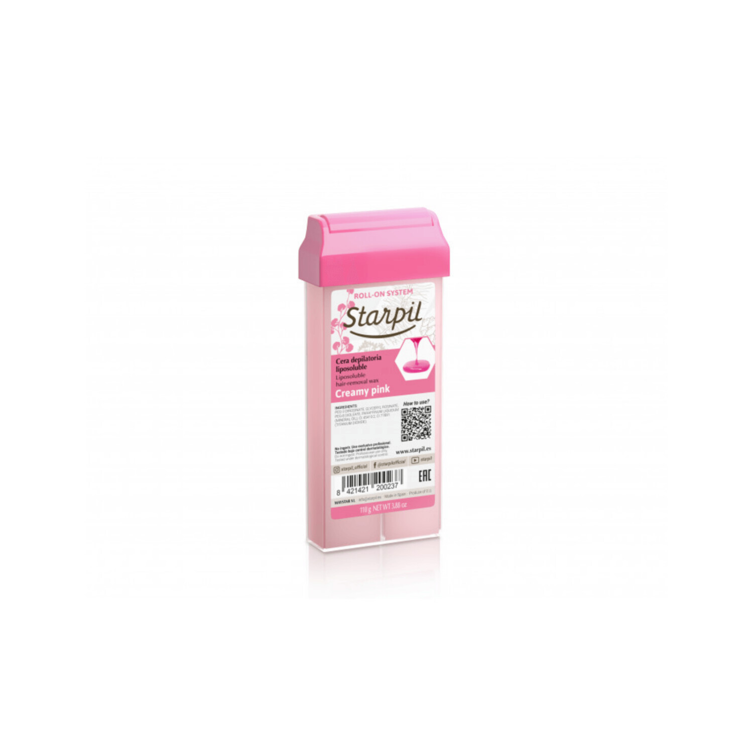 Starpil Roll-On cera Creamy Pink 110g