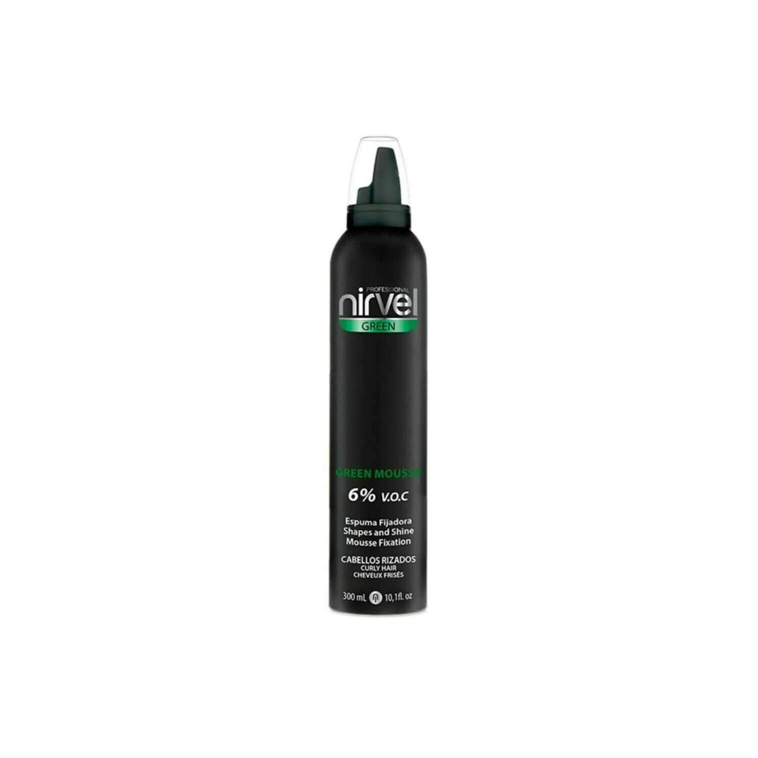 Nirvel Green Mousse Espuma Cabello rizado 300ml