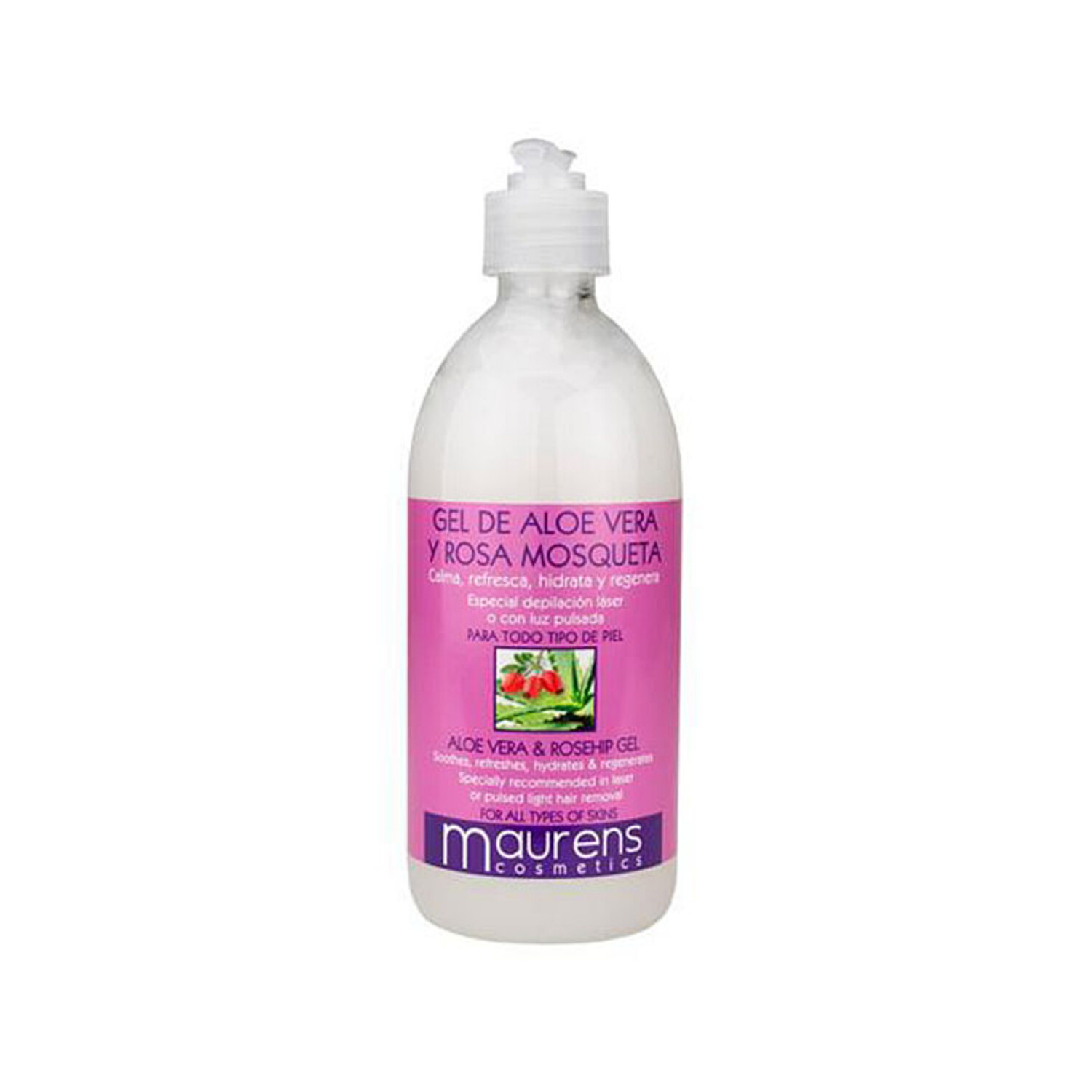 Maurens Gel Áloe Vera y Rosa Mosqueta 500ml