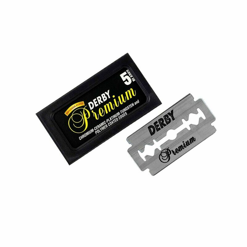 Derby Premium Caja 5 hojas de afeitar