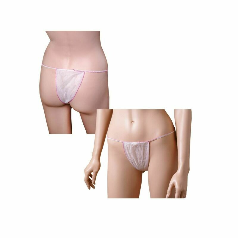 Tanga Desechable Dama Paquete 100 Uds