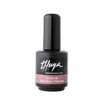 Thuya Esmalte Permanente Gel On-Off Rosa Oscuro