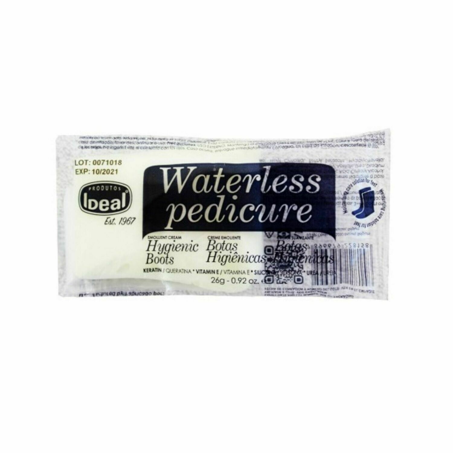 Waterless Caltetines Suavizantes Tratamiento Pedicura 1 sobre