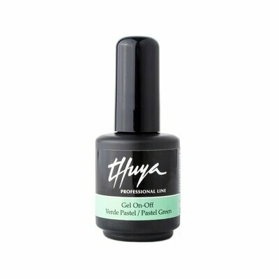 Thuya Esmalte Permanente Gel On-Off Verde Pastel