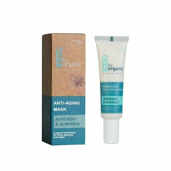 Be Organic Mascarilla Facial Anti-edad Aguacate y Almendra 30ml