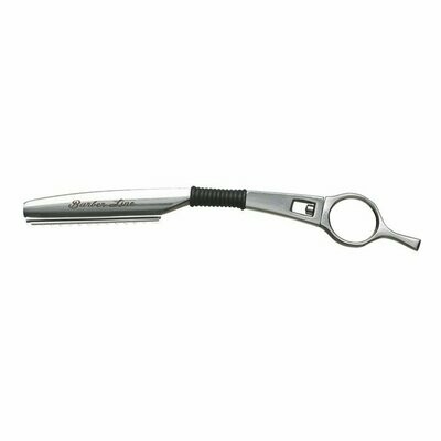 Barber Line Navaja de Corte Con Protector Negra