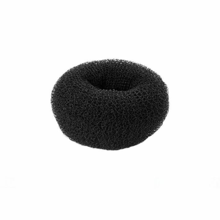 Relleno Moño Circular 3,5cm Negro