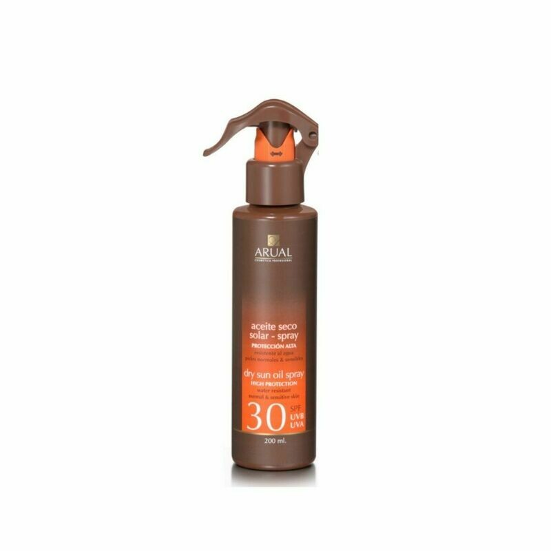 Arual Aceite seco en spray Protección Solar SPF30 200ml
