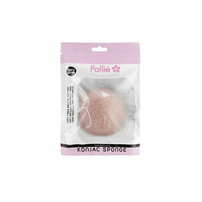 Esponja Konjac 100% Natural Color Rosa
