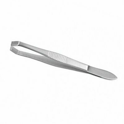 Pinza de Depilar Punta Curvada 9cm