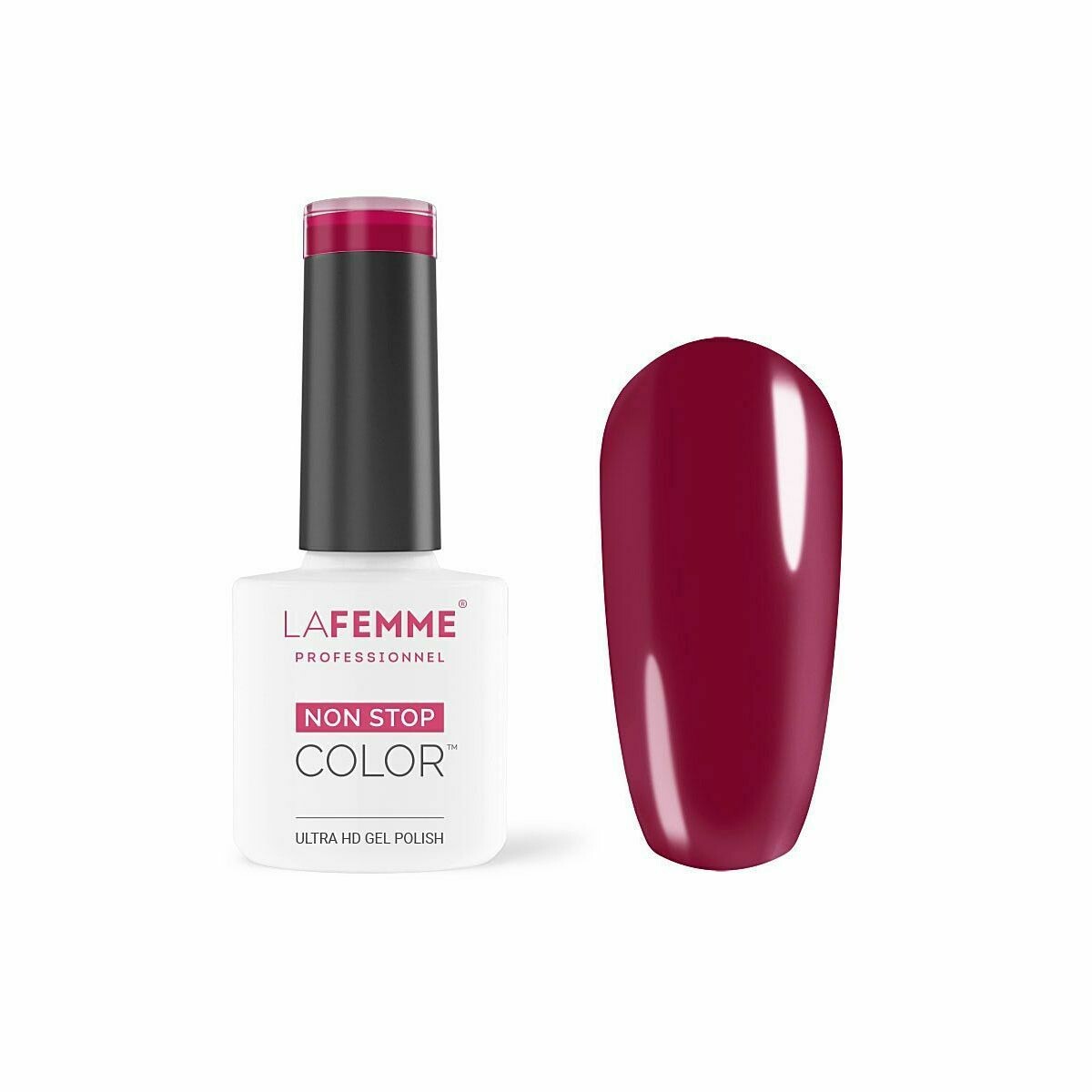 La Femme Esmalte Semipermanente Non-Stop Color Gel UV/LED  8g H197 Verry Berry
