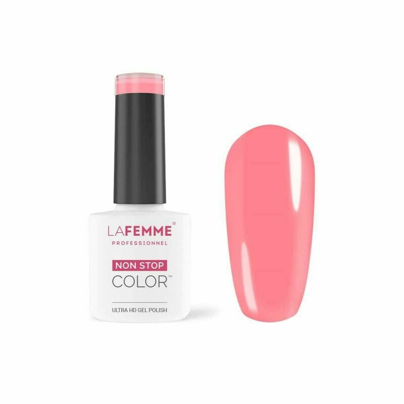 La Femme Esmalte Semipermanente Non-Stop Color Gel UV/LED  8g H182 Strawberry Milkshake