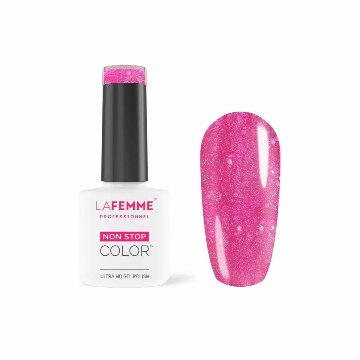 La Femme Esmalte Semipermanente Non-Stop Color  Gel UV/LED  8g H207 Dancing Queen