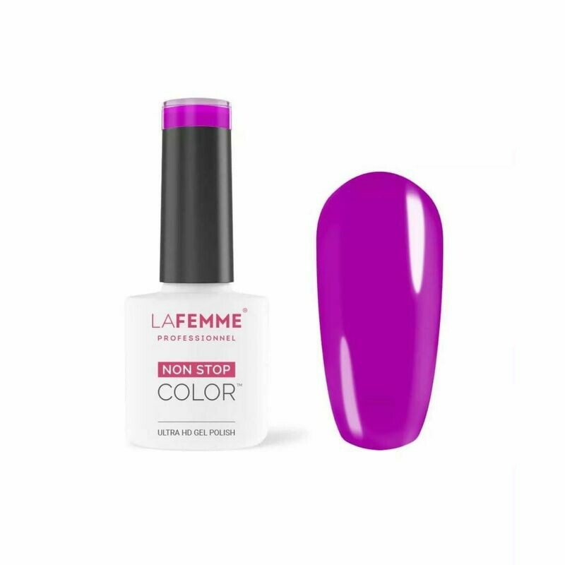 La Femme Esmalte Semipermanente Non-Stop Color H024 UV/LED  8g Hot Lilac