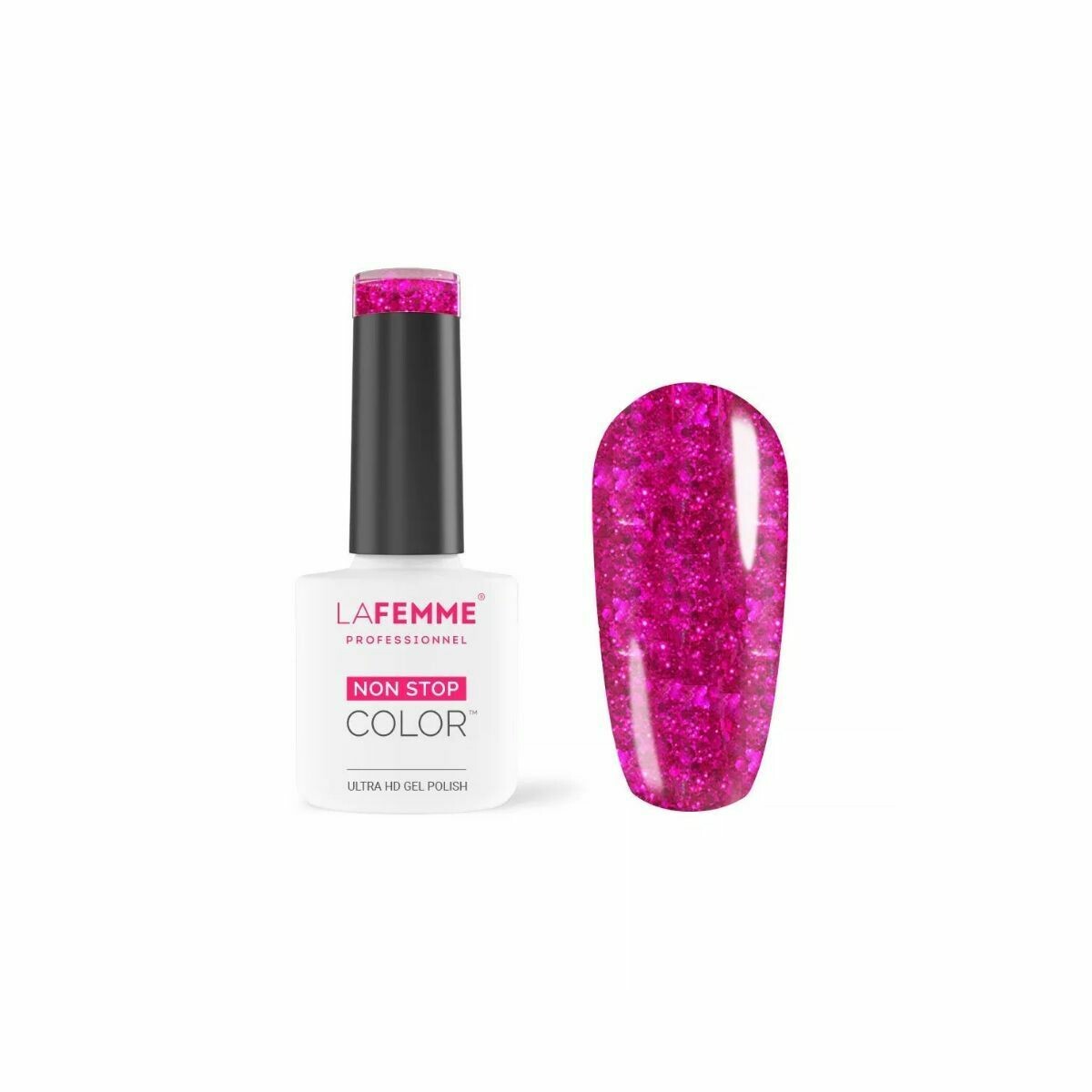 La Femme Esmalte Semipermanente Non-Stop Color  Gel UV/LED  8g H208 Hit The Dancefloor