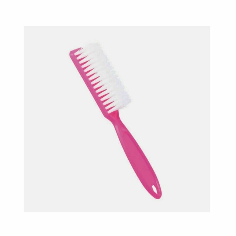 Cepillo de uñas rosa con mango